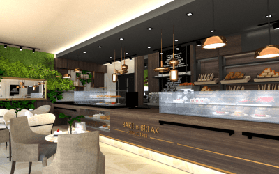 Shop interior design – New chocholate shop for a client from Kuwait